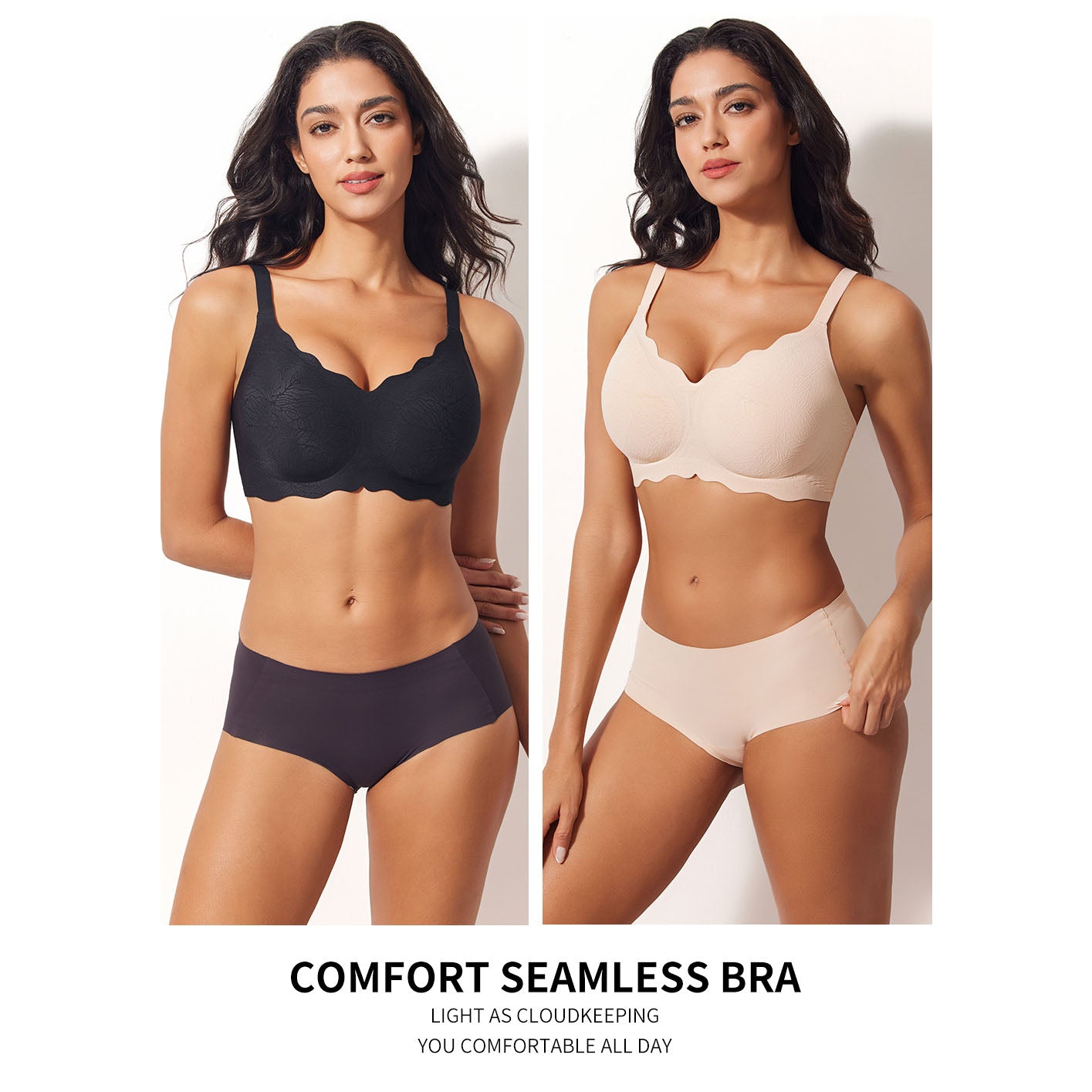 Bliss Aura Wireless Bra – Lift & Softness for Women (BA)