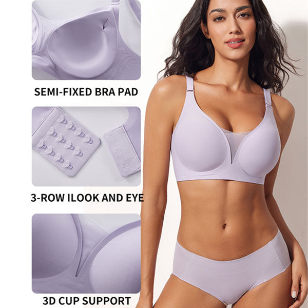 Delicate Charm Wireless Bra – Lift & Softness for Women (DC)