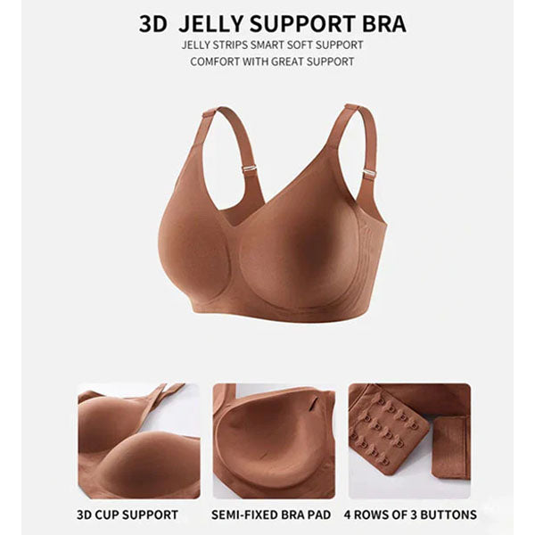 Midnight Blossom Wireless Bra – Lift & Softness for Women (MB)